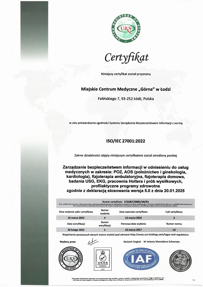 ISO 27001 Felińskiego