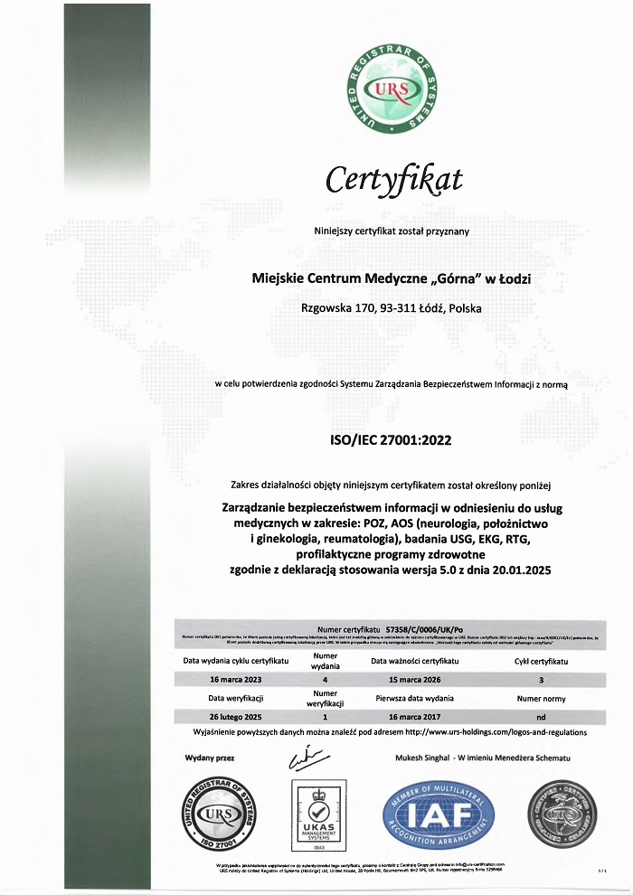 ISO 27001 Rzgowska