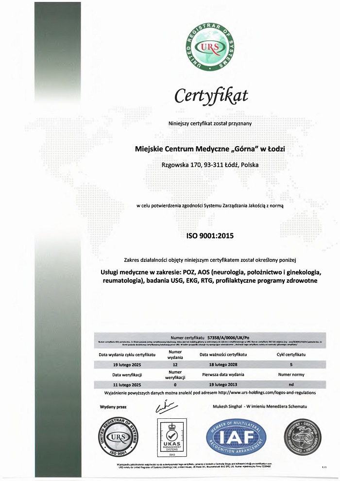 ISO 9001 Rzgowska