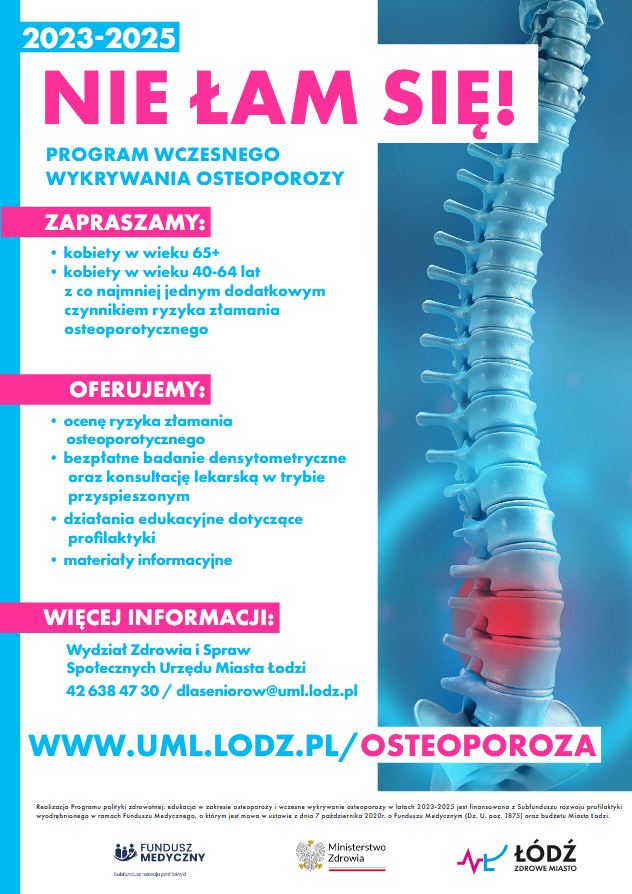 plakat Osteoporoza